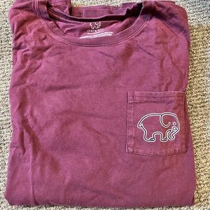 Ivory Ella maroon long sleeve